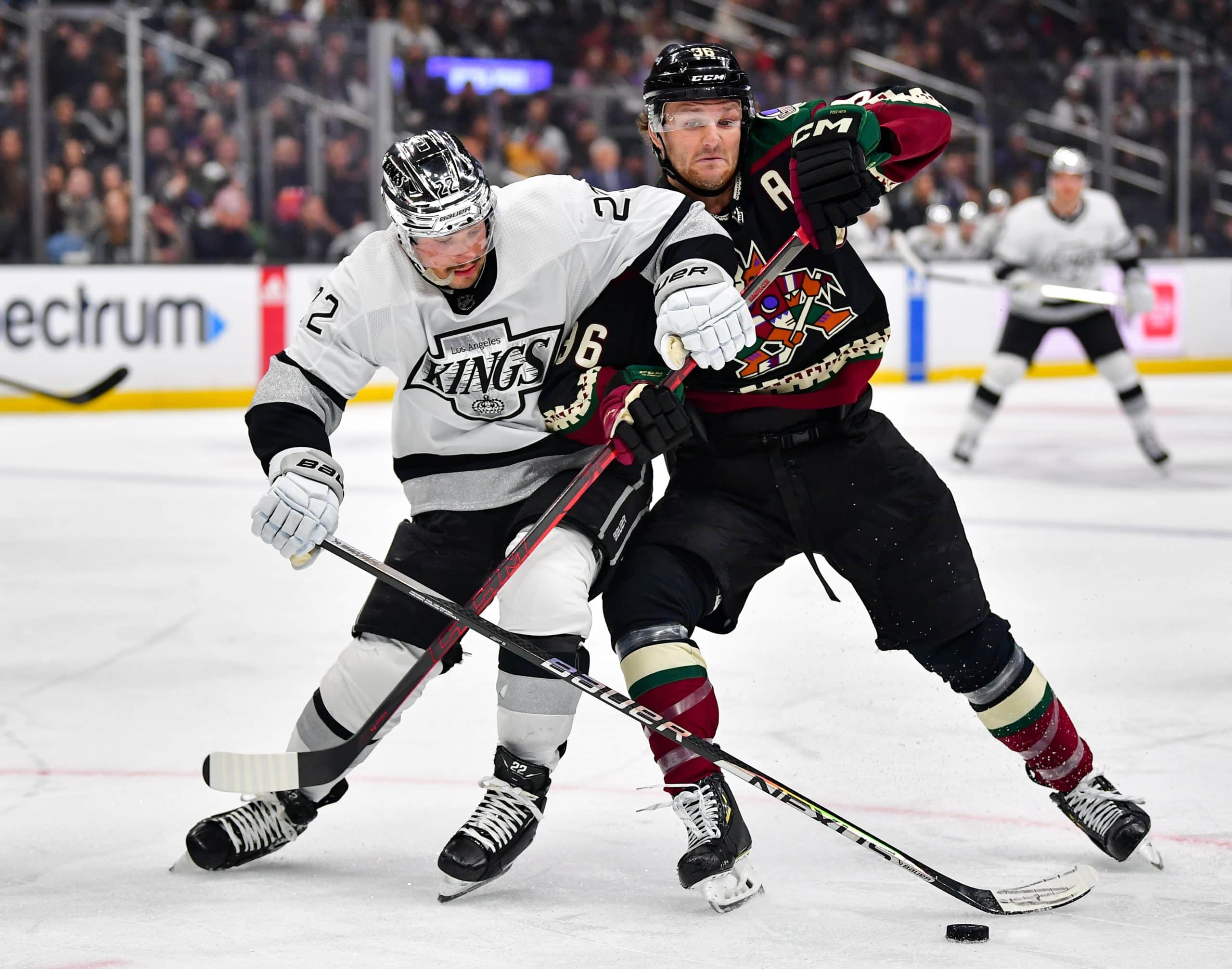 Melbourne, Australia, 24 September, 2023. Arazona Coyotes celebrate a goal  during the NHL Global Series match between The Los Angeles Kings and The  Arizona Coyotes at Rod Laver Arena on September 24